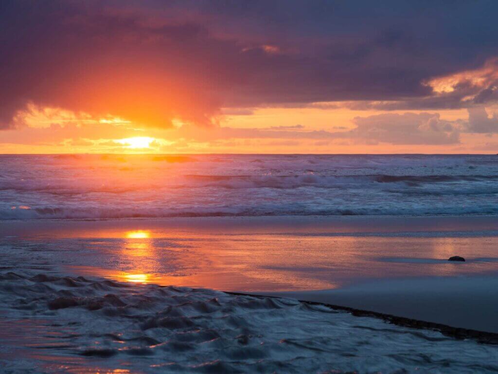 Sunset at Beverly Beach