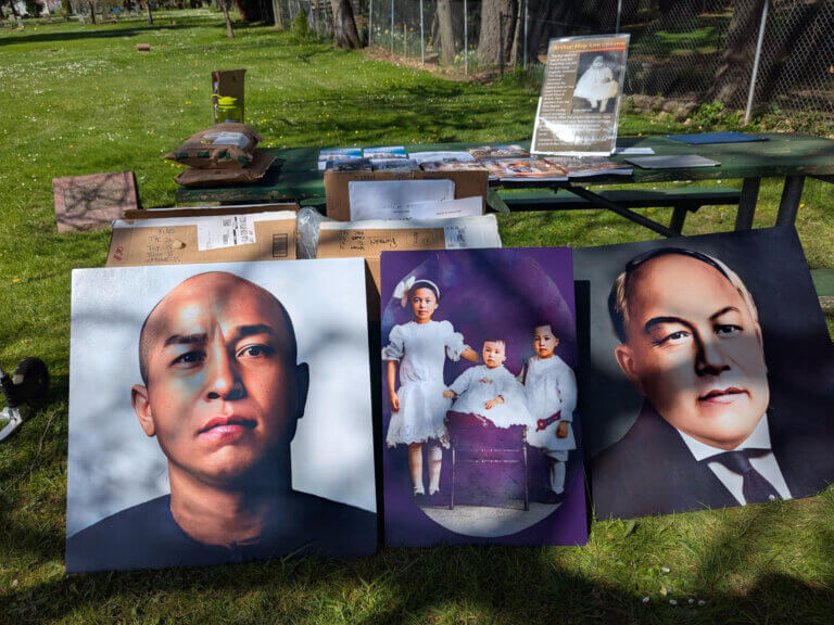 Display of Chinese heritage in Salem Pioneer Cemetery